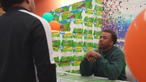 New York Giants Safety hosts 2025 NFL Pro Camp at Kapaun Air Base (B-roll)