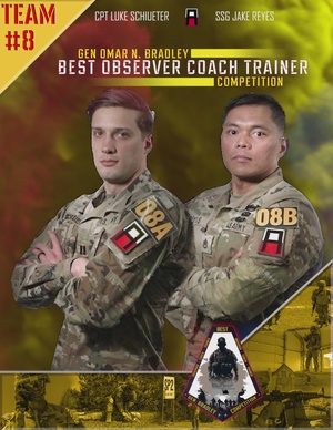 Gen. Omar Bradley Best OC/T Competition 2025 Team Video Baseball Cards