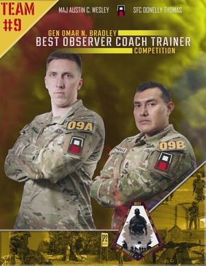 Gen. Omar Bradley Best OC/T Competition 2025 Team Video Baseball Cards