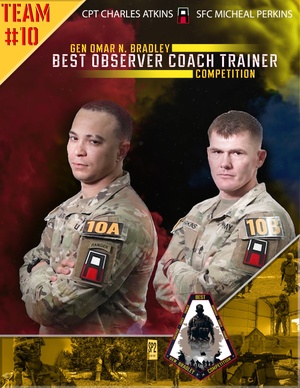 Gen. Omar Bradley Best OC/T Competition 2025 Team Video Baseball Cards