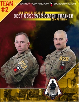 Gen. Omar Bradley Best OC/T Competition 2025 Team Video Baseball Cards