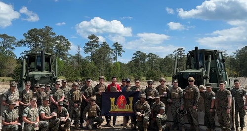 NASCAR Racer Joey Logano Visits U.S. Marines With 2d Combat Engineer Battalion, 2d Marine Division