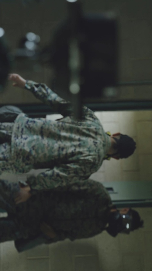 15th MEU Conducts Gas Chamber Training (vertical)