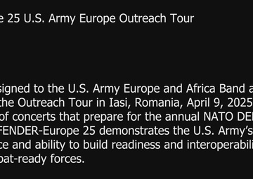 Defender Europe 25 - U.S. Army Europe Outreach Tour