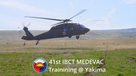 41st IBCT Medevac Training at Yakima Training Center