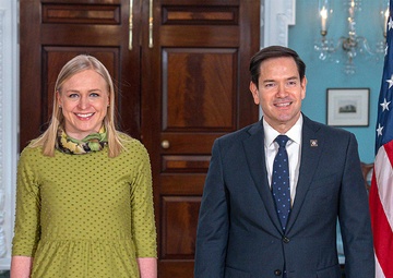 Secretary Rubio meets with Finnish Foreign Minister Elina Valtonen