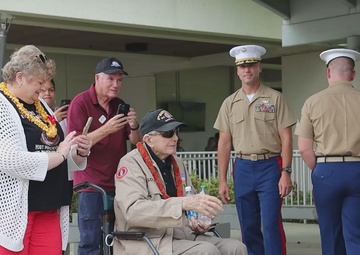 WWII Veteran visits USS Arizona Memorial