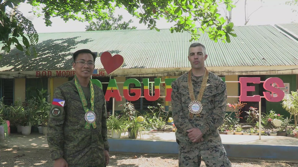 DVIDS - Video - Balikatan 25: ‘Bundle of Joy’ reaches Dagupan Elementary School Interview