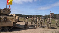 Secretary of the Army Daniel Driscoll fires the Bradley Fighting Vehicle