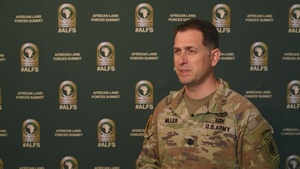 Interview: Lt. Col. Robert Miller speaks about African Land Forces Summit 2025