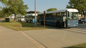 Keesler AFB students practice hurricane evacuation