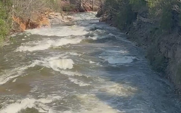April 10, 2025 Rough River Dam and Lake update after flooding event