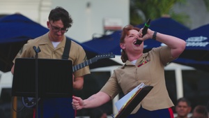 MFR Band Performs at the Plaza Catedral in Casco Antiguo, Panama