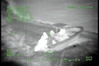 Coast Guard aircrew rescues 3 boaters from ground vessel on Morillo Cay, Guayama, Puerto Rico