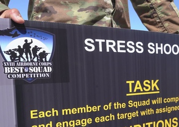 Stress Shoot-XVIII Airborne Corps Best Squad Competition