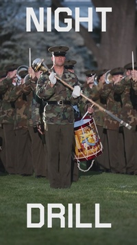 MBW Battalion Night Drill Rehearsal
