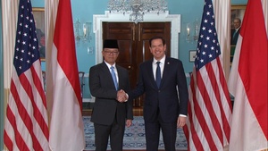 Secretary of State Marco A. Rubio meets with Indonesian Foreign Minister Sugiono