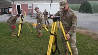 201st RED HORSE cadre teache survey GPS course to student airmen