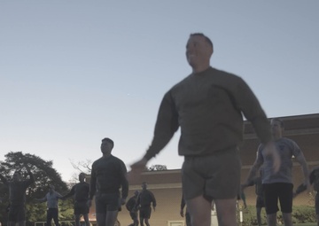 Medal of Honor Recipient Dakota Meyer Circuit Workout (B-roll)