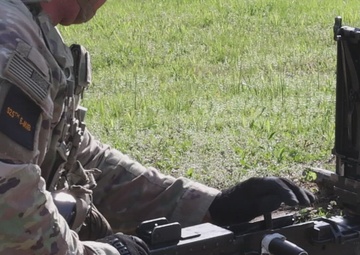 XVIII Airborne Corps Best Squad Competition M2 .50 Calber Machine Gun Range B-Roll