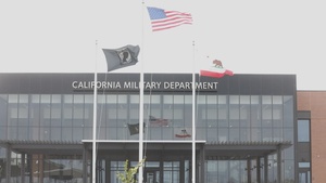 California Military Department HQ During Rainy Weather
