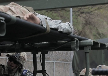 Soldiers Train to get their Expert Field Medical Badge
