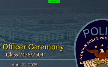 Pentagon Force Protection Agency New Officer Ceremony