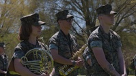 Marine Corps Band Performance at Lejeune Hall B-roll Package