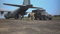 Balikatan 25: C-130J Transports Humvee