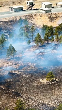 Wyoming Guard Aviators Sharpen Wildfire Response Skills in Interagency Bucket Drop Training