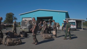 B-Roll: CDS service members depart to Wallis and Futuna