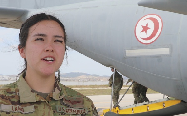 Interview: US Air Force Senior Airman Breanna Lamb discusses US, Tunisian Armed Forces MEDEVAC training