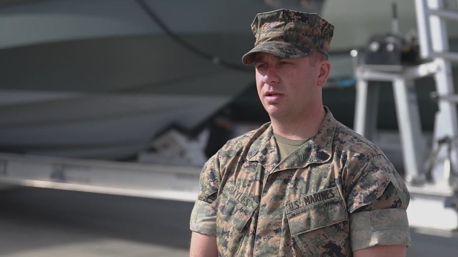 U.S. Marines with 1st Light Armored Reconnaissance Battalion and the Marine Corps Warfighting Laboratory showcase the Multi-Mission Reconnaissance Craft and speak to the capabilities and role of the Maritime Reconnaissance Platoon during Project Convergence Capstone 5 (PC-C5) on San Clemente Island, California, March 17, 2025. PC-C5 showcases multi-domain concepts, demonstrates advanced future capabilities and tests future concepts for the Army, joint services, and multinational allies and partners. (U.S. Marine Corps video by Cpl. Michael Bartman)

The video contains music from a USMC enterprise licensed asset from Adobe Stock: Weapon of Choice performed by Fabian Tell/stock.adobe.com