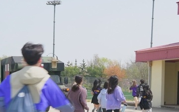 DoDEA Schools conduct Student Mock Military Simulation