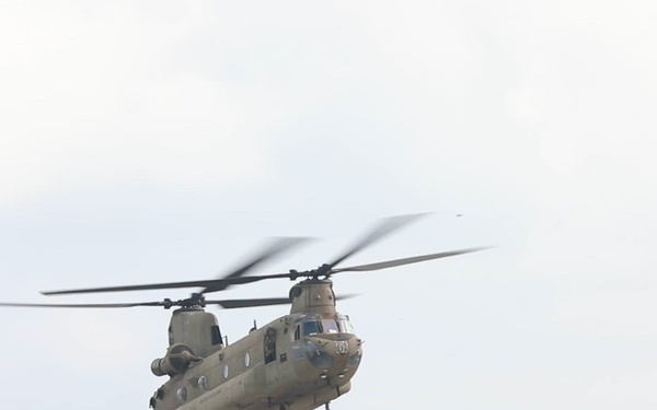 Balikatan 25: Task Force Gimlets Employ U.S. Army Boeing CH-47 Chinook &amp; ISV for Supply Drop