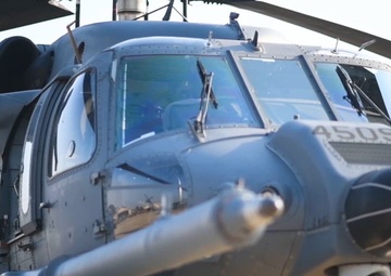 U.S. Military refuels in air as a part of a Combat Search and Rescue Training Exercise in South Korea