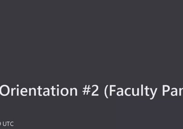 Advanced Military Studies Program (School of Advanced Military Studies) Orientation Brief #2 - Faculty Panel