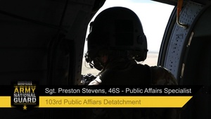 2025 MTARNG Helicopter Aerial Gunnery