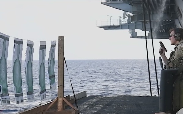 Nimitz Conducts Live-Fire Gunshoot