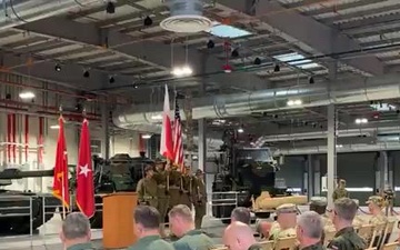 AFSBn-Poland Colors Uncasing Ceremony at Powidz APS-2 worksite Sept. 18, 2024
