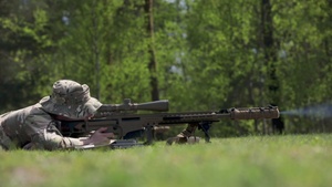 3rd Squadron, 2nd Cavalry Regiment snipers train on weapons familiarization on Grafenwoehr Training Area