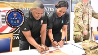 U.S. Army NATO signs proclamation  to combat sexual assault, harassment