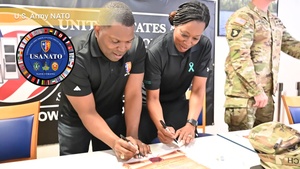 U.S. Army NATO signs proclamation  to combat sexual assault, harassment