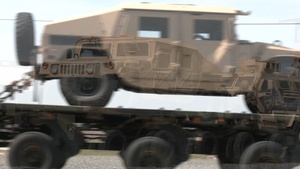 Joint Base McGuire-Dix-Lakehurst - 443 Transportation Company, Heavy Equipment Transport. April 25, 2025