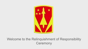 CSM Thigpen Relinquishment of Responsibility 15 February 2023