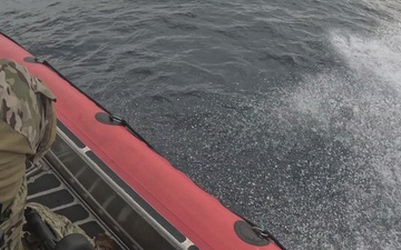 U.S. Coast Guard Cutter Kimball interdicts drug smuggling vessel in Eastern Pacific Ocean