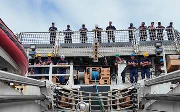 Coast Guard Cutter Midgett deploys in Oceania