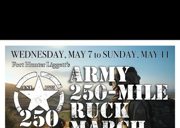 Army 250-Mile Ruck March Promo 1