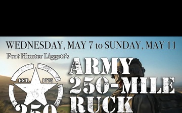 Army 250-Mile Ruck March Promo 2