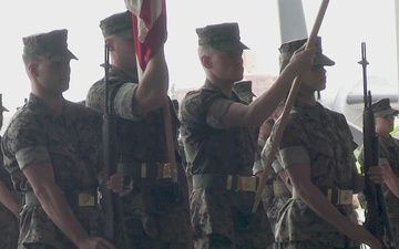 VMM-262 holds change of command ceremony